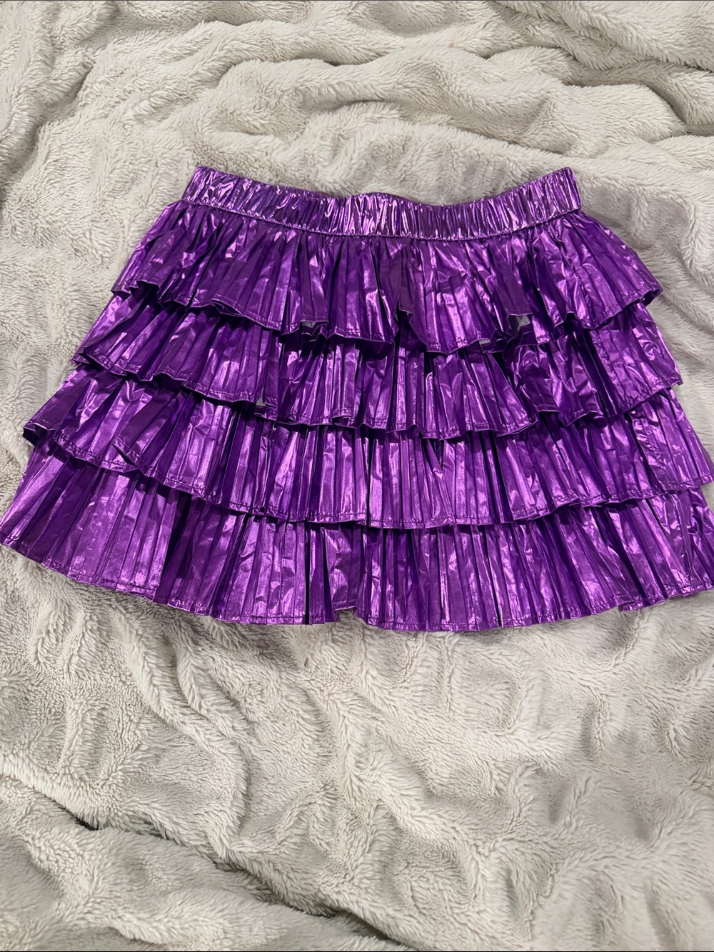 Queen of sparkles ruffle, tiered skort